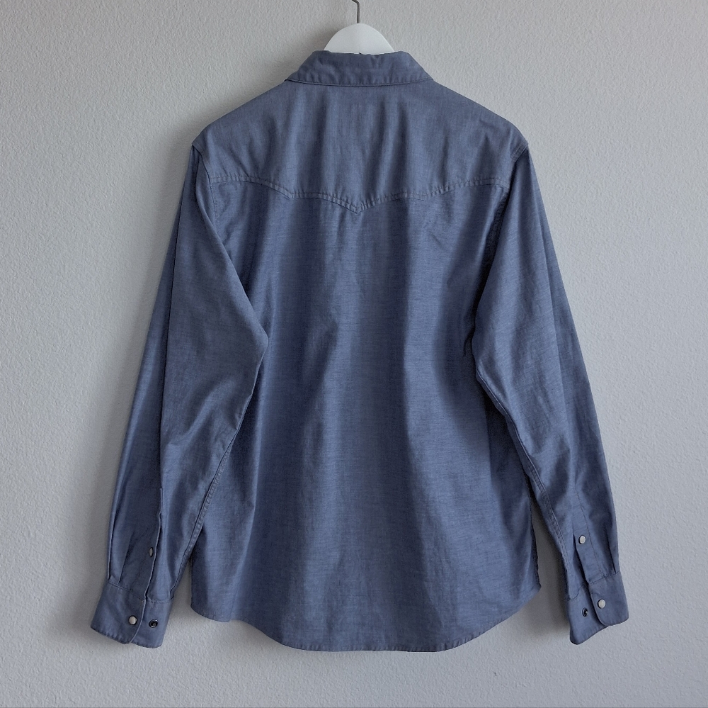 Howler Brothers Crosscut Deluxe Western Pearl Snap Embroidered Shirt - Picture 6 of 16